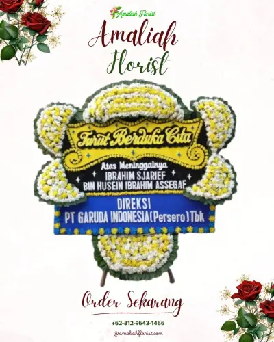 Papan Bunga Duka di Grand Aston City Hall Medan