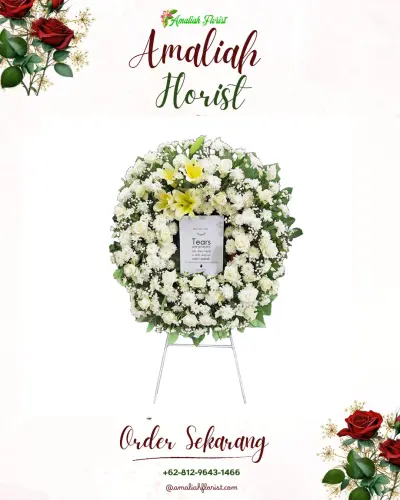 Krans Bunga Duka Cita di Grand Aston City Hall Medan