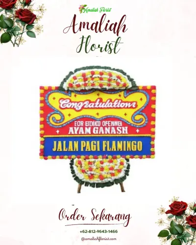 Bunga Papan Congratulation di Grand Aston City Hall Medan